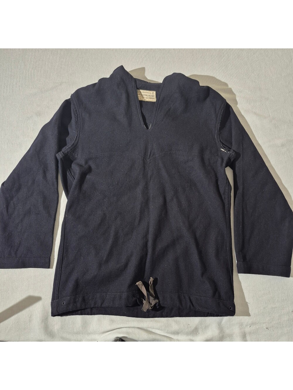 Vintage 1940s WW2 Crackerjack USN Navy sailor pullover shirt Eugene Oeder